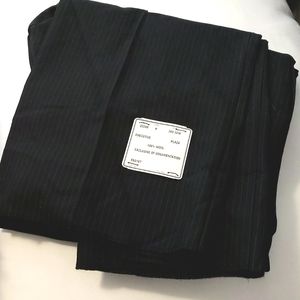 NWT 100% Wool Dress Pants Black with Stripes